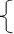 A curly bracket has been placed to indicate the two rows.