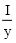 I/y