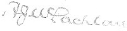 Signature of Alexander McLachlan