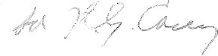 Signature of the Prime Minister.