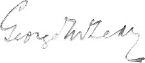 Signature of George McLeay, Minister of State for Commerce. 