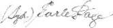 Signature of Earle Page