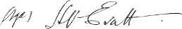 Signature for and on behalf of the Minister of State for Defence Co-ordination