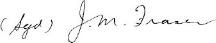 Signature of James M. Fraser