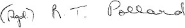 Signature of the Minister of State for Commerce and Agriculture and for and on behalf of the Minister of State for Trade and Customs
