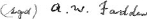 Signature of Arthur Fadden