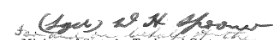 Signature of W.H. Spooner For and on behalf of