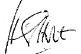 Signature of H.E. Holt