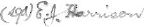 Signature of Eric John Harrison