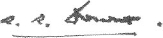 Signature of Alick Downer