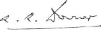 A. R. Downer signature
