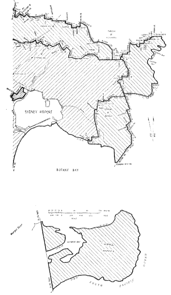 Map of Plan No. 2 Sydney (Kingsford Smith) Airport