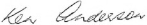 Signature of Minister of State for Customs and Excise