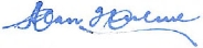 Signature of Postmaster-General