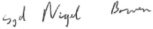 Signature of Attorney-General