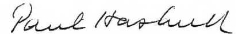 Signature of Governor-General