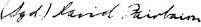 Signature of Minister of State for National Development