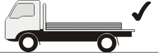 Sama load carried by correct choice of vehicle