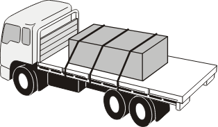 Correct application of tie down lashings