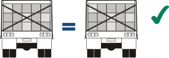 High stacked load with gates cross tied