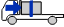 Diagram showing the side view of a truck with the load set against the bulkhead of the truck