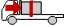 Diagram showing the side view of a truck with the load set against the bulkhead of the truck