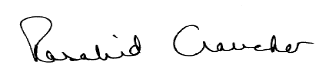 Signature: Rosalind Croucher