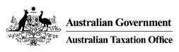 The ATO logo containing the Federal Government crest and the words Australian Taxation Office.