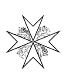 Amalfi Cross is the Symbol of St John. Amalfi's symbol is a white eight pointed cross and the name St John represent the full History and heritage of S John more than 900 years of volunteer commitment to serve humanity. The four arms of the modern white cross that represents the Order of St John Symbolise the cardinal virtues - Prudence, Justice, Temperance, and Fortitude