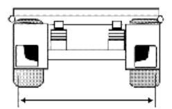 Figure 1: Illustration of ground contact width of an axle.