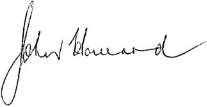 Signature of Treasurer