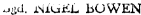 Signature of Attorney-General