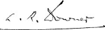 Signature of Alexander Downer