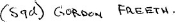 Signature of Minister of State for External Affairs