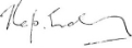 Signature of Attorney-General
