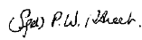 Signature of the Deputy of the Governor-General.