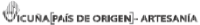 Image of VICUÑA [COUNTRY OF ORIGIN] - ARTESANÍA logo