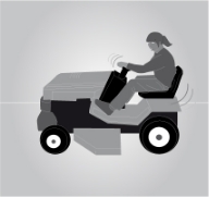 driving a vehicle over rough terrain.