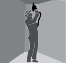 Working with one or both hands above shoulder height