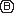 B in circle