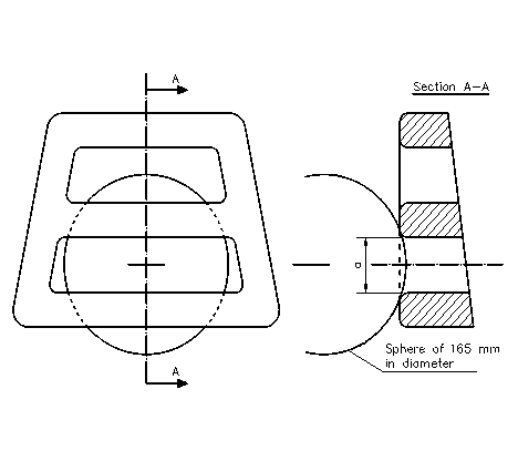 Example of horizontal gaps