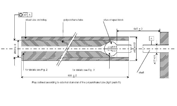 Assembled stopping device