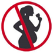pregnancy warning pictogram
