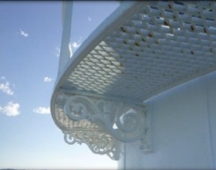 latice of external catwalk 
