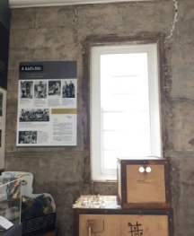 window in equipment room 