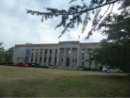 Main facade front lawn of the National Film and Sound Archive