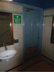 Ground floor accessible toilet of the National Film and Sound Archive