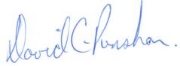 Signature of delegate