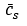 Symbol average C subscript s