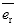 Symbol representing the average of e subscript r